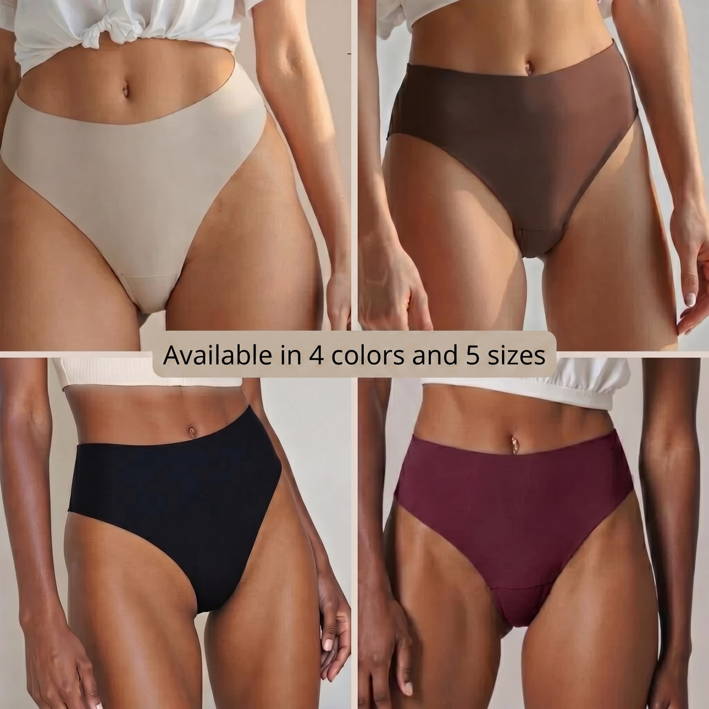 Velora Invisible Camel Toe Thong — High Rise